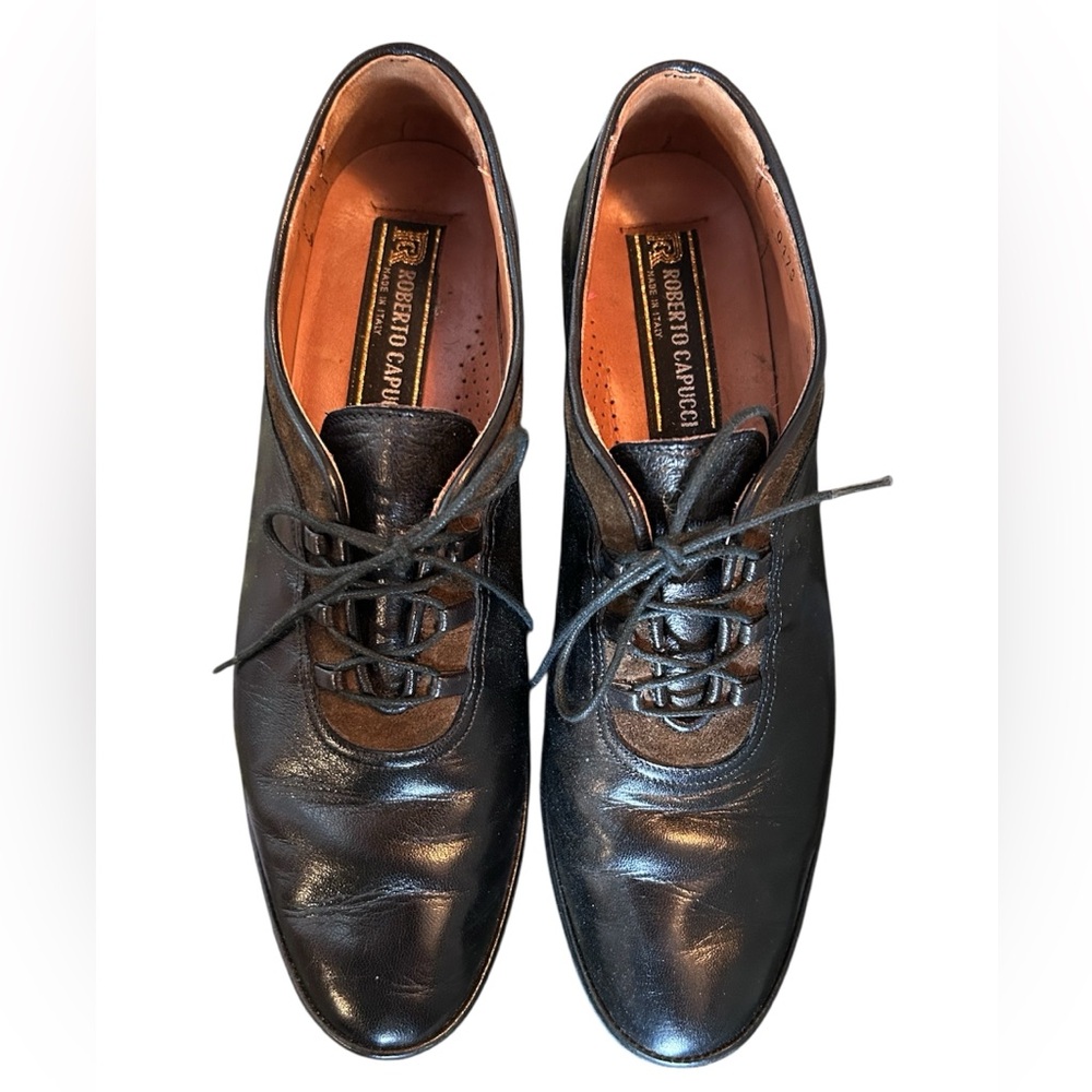 Vintage Leather Roberto Capucci Oxford Shoes